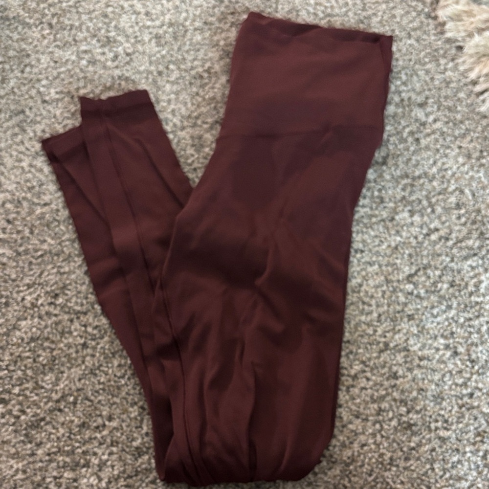 Aerie Burgundy Leggings